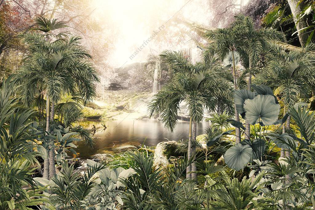 Фотообои Волшебный тропический лес